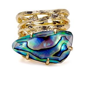 Kendra Scott Cora Ring in Abalone Shell